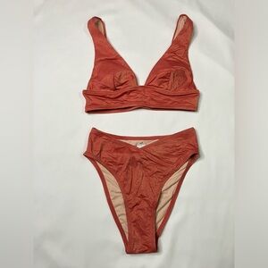 Sherbert Shimmery Bikini NWT XS